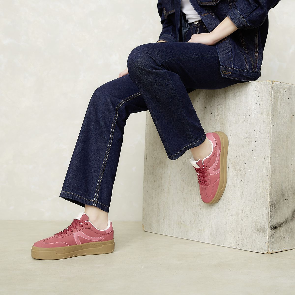 SYBILLA - Zapatilla Urbana Mujer Rojo Sybilla