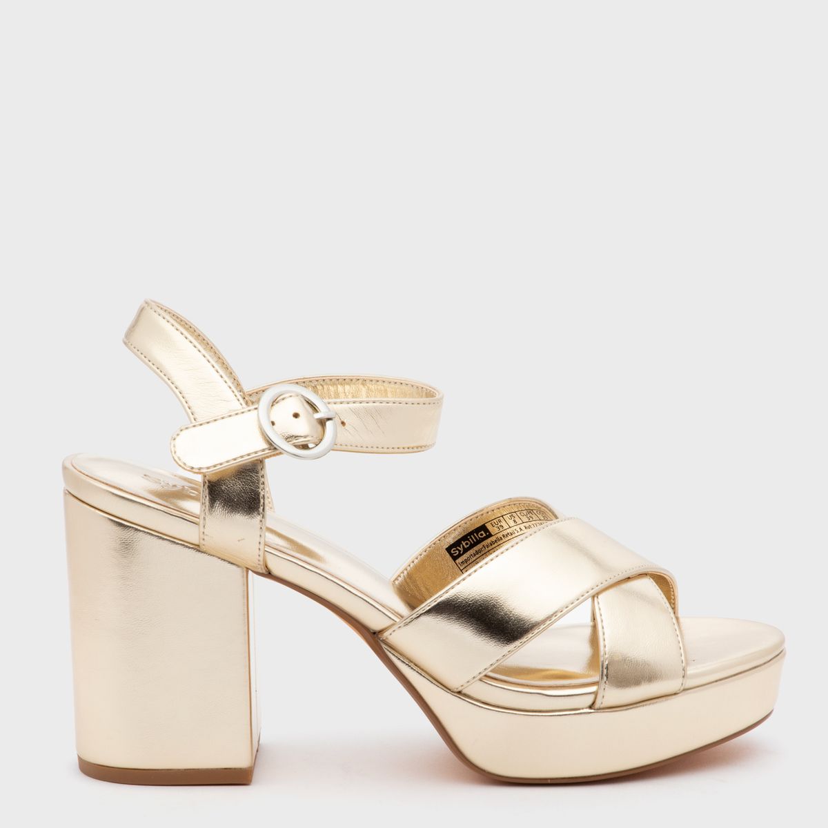 SYBILLA - Sandalia Mujer Dorado Sybilla