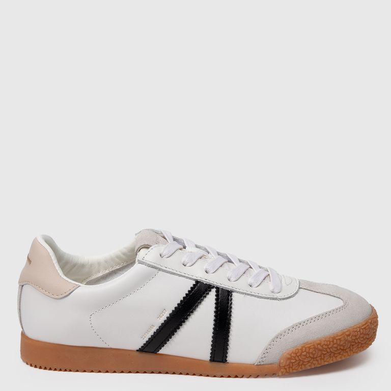 BASEMENT Zapatilla Urbana Mujer Cuero Blanco Basment