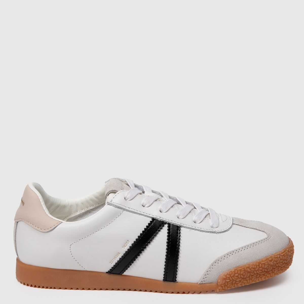 BASEMENT - Zapatilla Urbana Mujer Cuero Blanco Basment