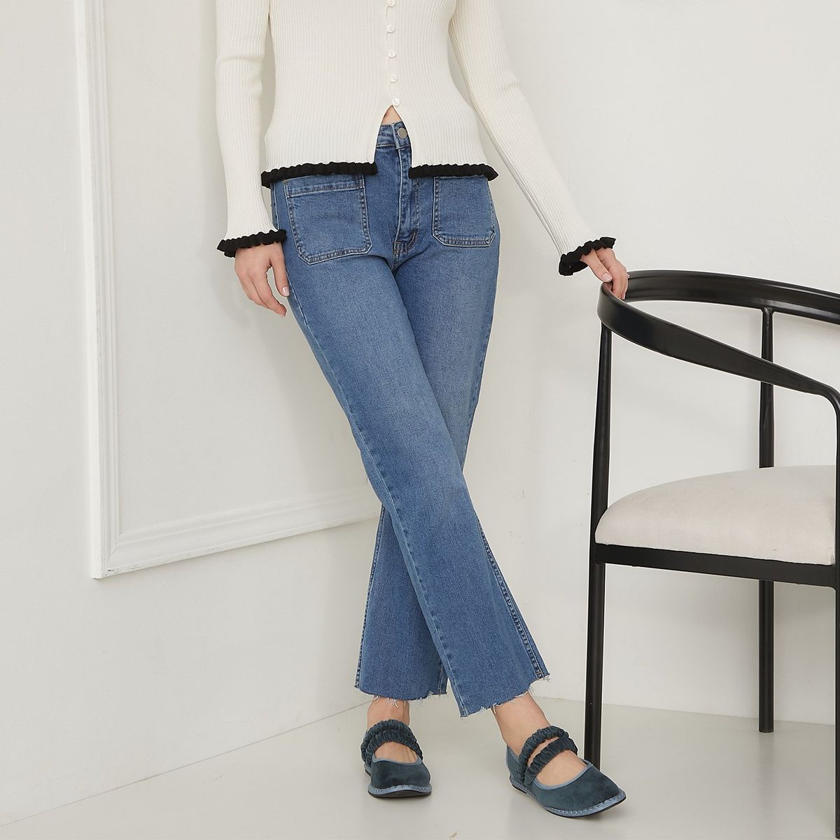 BASEMENT - Afresa Ballerina Mujer Azul Basement