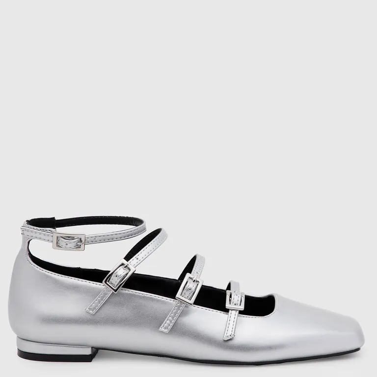 BASEMENT Zapato Casual Mujer Plateado
