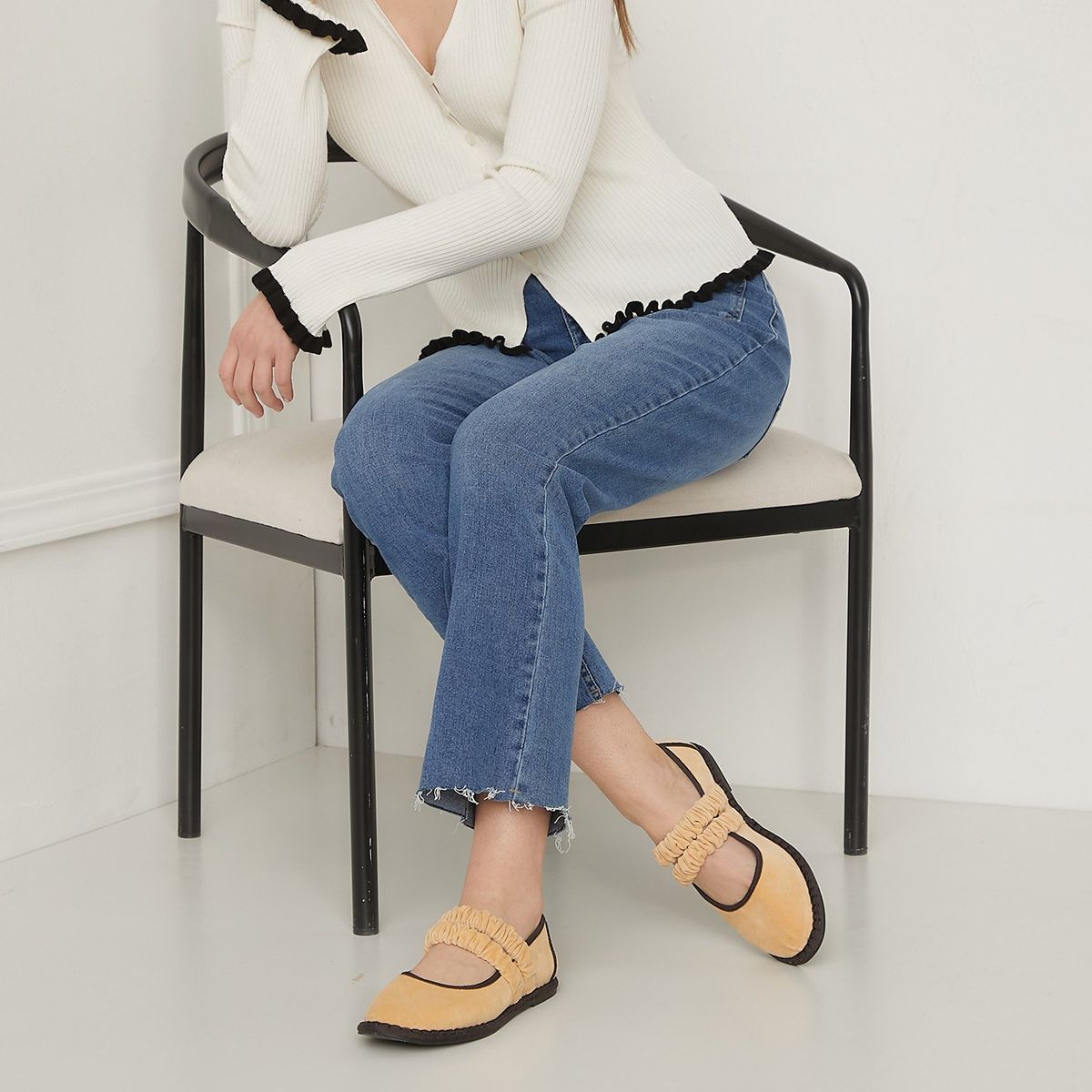 BASEMENT - Afresa Ballerina Mujer Beige Basement