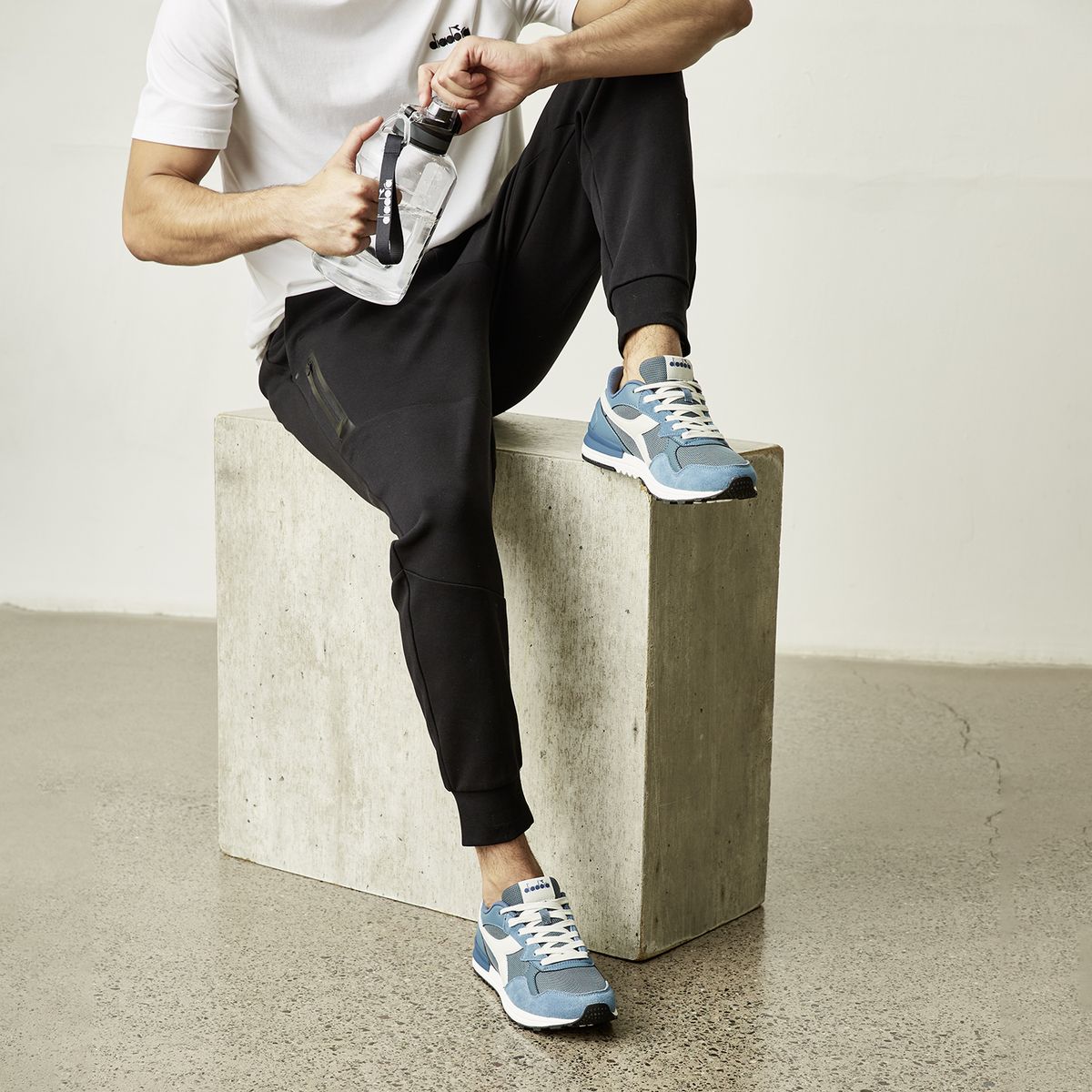 DIADORA - Vinfa Zapatilla Urbana Hombre Azul Diadora