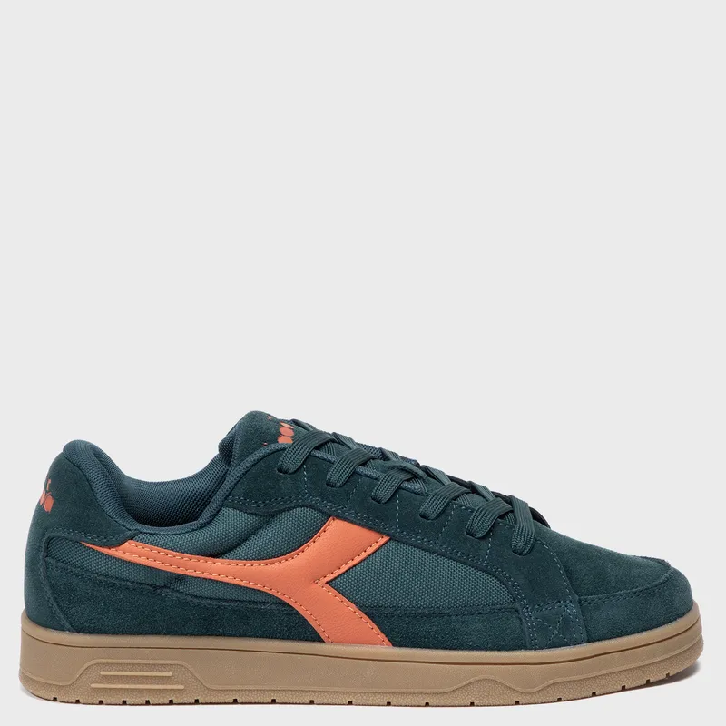 DIADORA - Chunk Zapatilla Urbana Hombre Cuero Verde Diadora