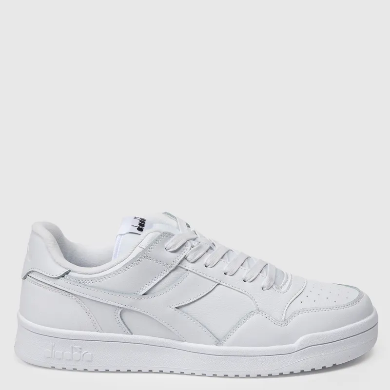 DIADORA - Frepu2 Zapatilla Urbana Hombre Cuero Blanco Diadora