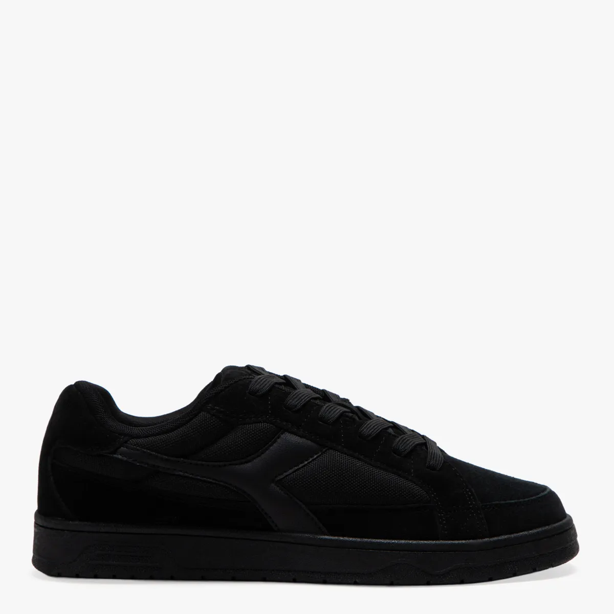 DIADORA - Chunk Zapatilla Urbana Hombre Cuero Negro Diadora