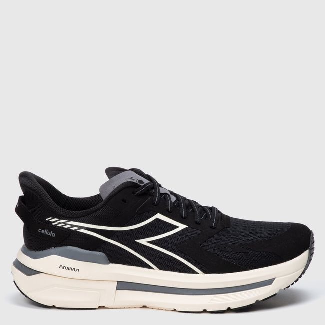 DIADORA - Cellula Zapatilla Deportiva Running Hombre Negro Diadora