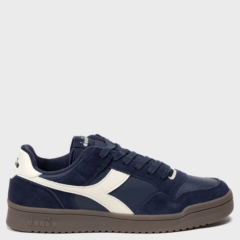 DIADORA - Frepu2 Zapatilla Urbana Hombre Cuero Azul Diadora