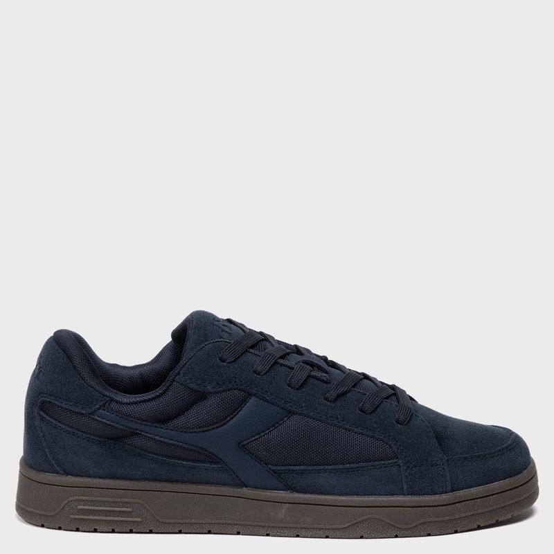 DIADORA - Chunk Zapatilla Urbana Hombre Cuero Azul Diadora