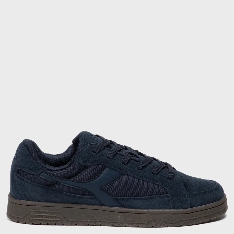 DIADORA - Chunk Zapatilla Urbana Hombre Cuero Azul Diadora