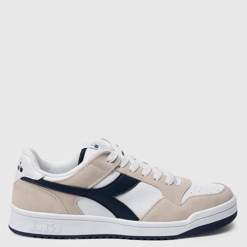 DIADORA - Frepu2 Zapatilla Urbana Hombre Cuero Blanco Diadora