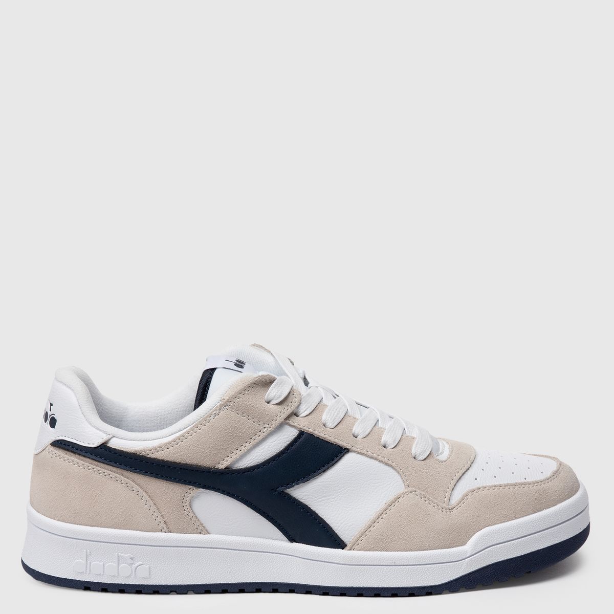 DIADORA - Frepu2 Zapatilla Urbana Hombre Cuero Blanco Diadora