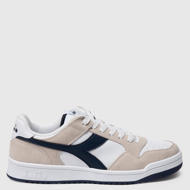 DIADORA - Frepu2 Zapatilla Urbana Hombre Cuero Blanco Diadora