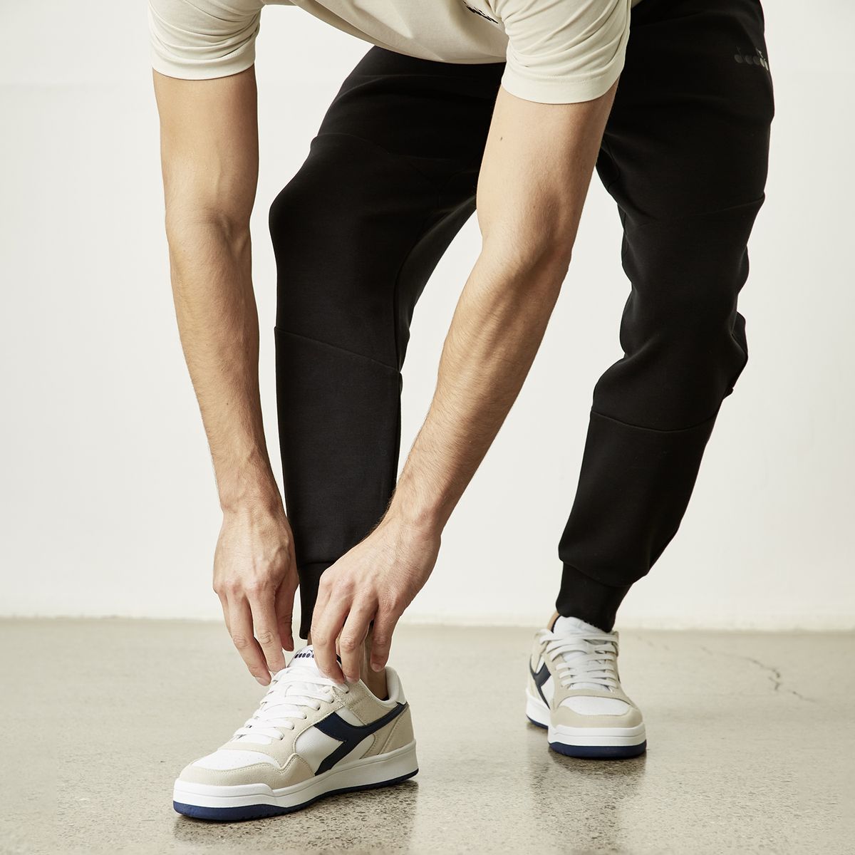 DIADORA - Frepu2 Zapatilla Urbana Hombre Cuero Blanco Diadora