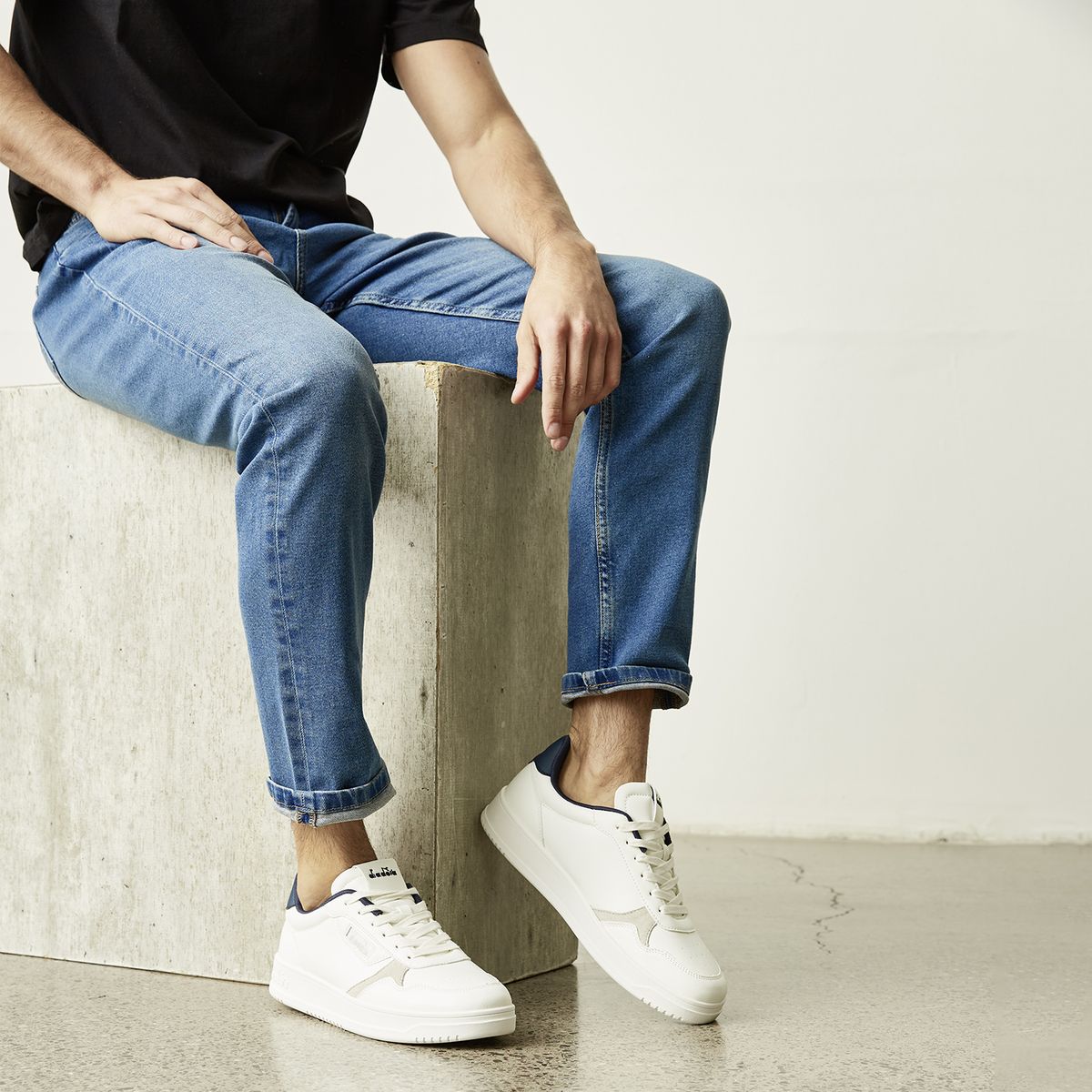 DIADORA - Belio Zapatilla Urbana Hombre Blanco Diadora