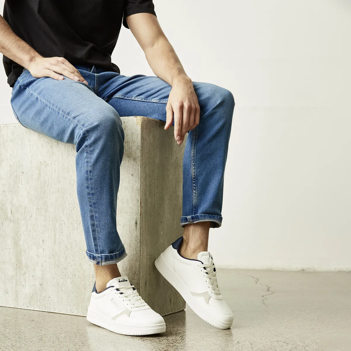 DIADORA - Belio Zapatilla Urbana Hombre Blanco Diadora