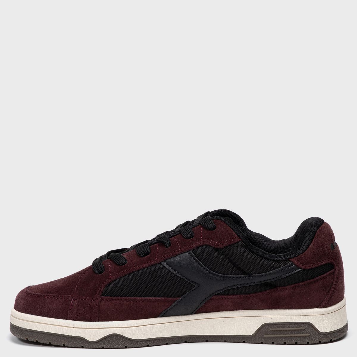 DIADORA - Chunk Zapatilla Urbana Hombre Cuero Burdeo Diadora