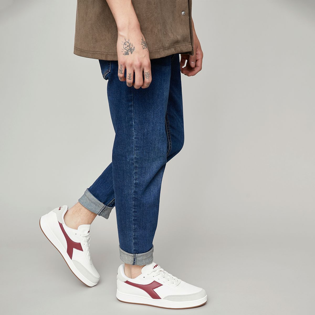 DIADORA - Court8 Zapatilla Urbana Hombre Blanco Diadora