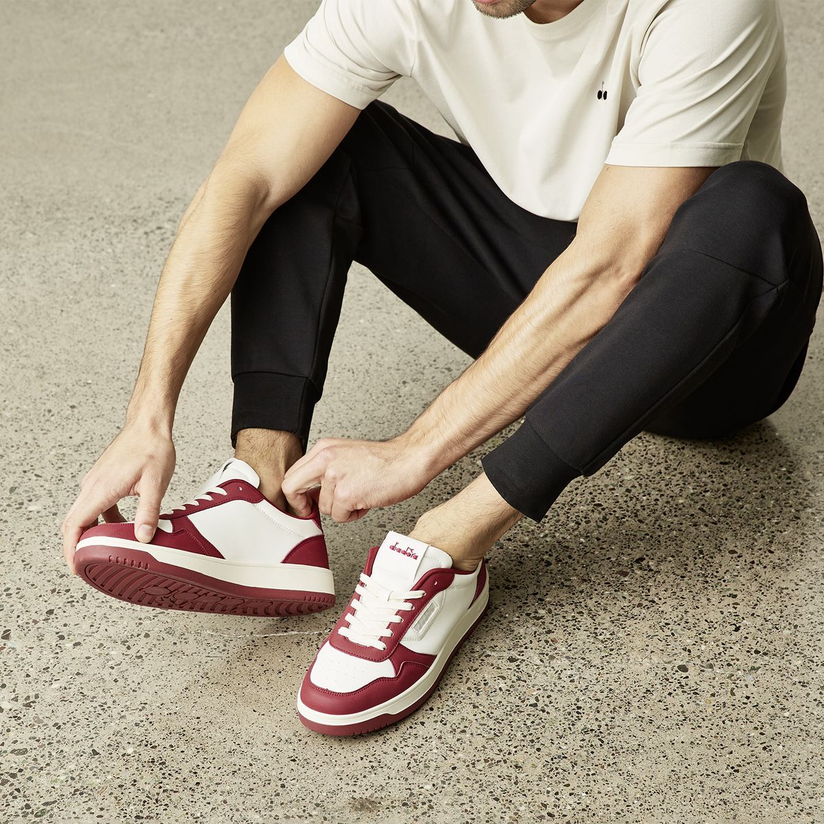 DIADORA - Belio Zapatilla Urbana Hombre Blanco Diadora