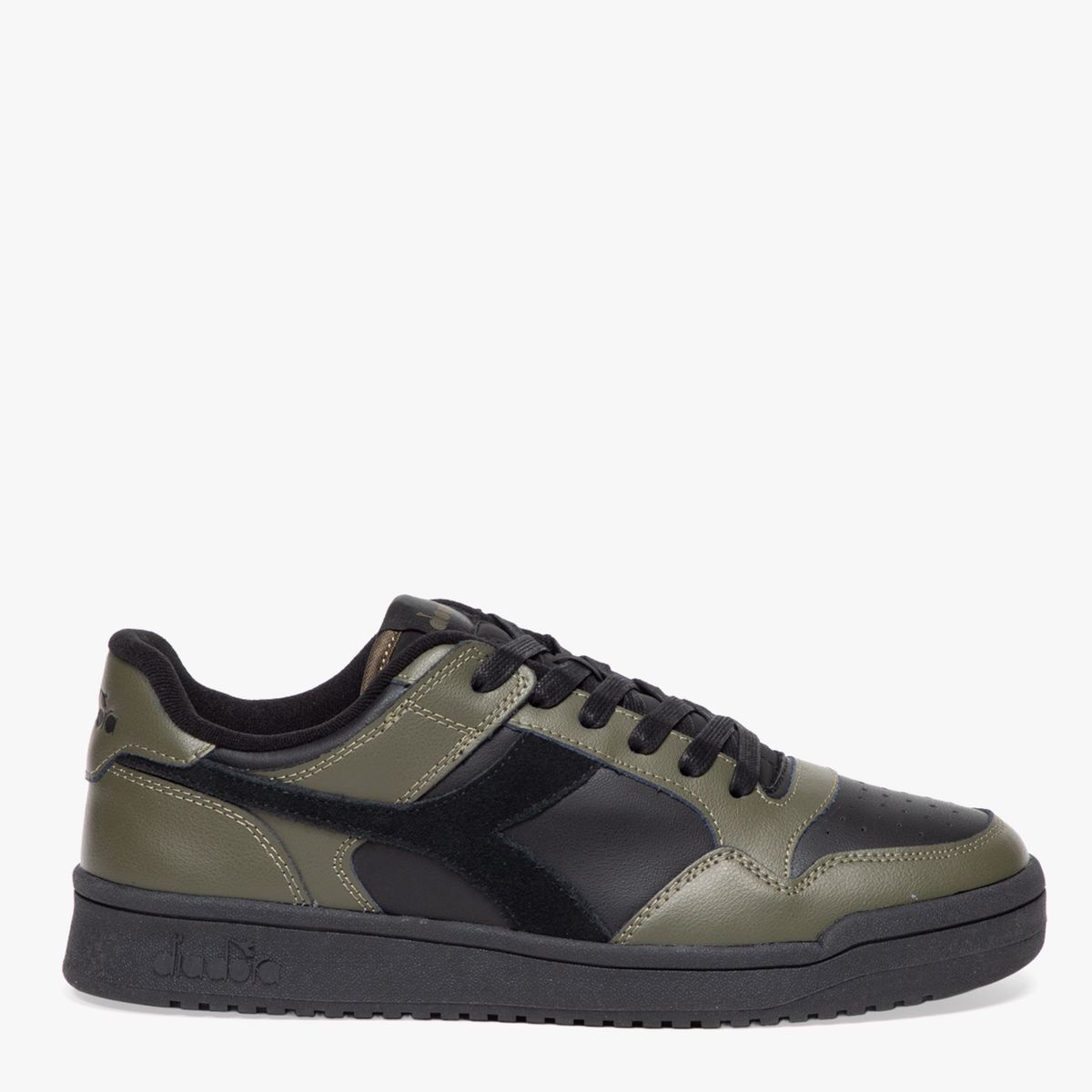 DIADORA - Frepu2 Zapatilla Urbana Hombre Cuero Verde Diadora