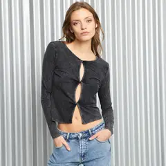 AMERICANINO - Polera Manga Corta Mujer