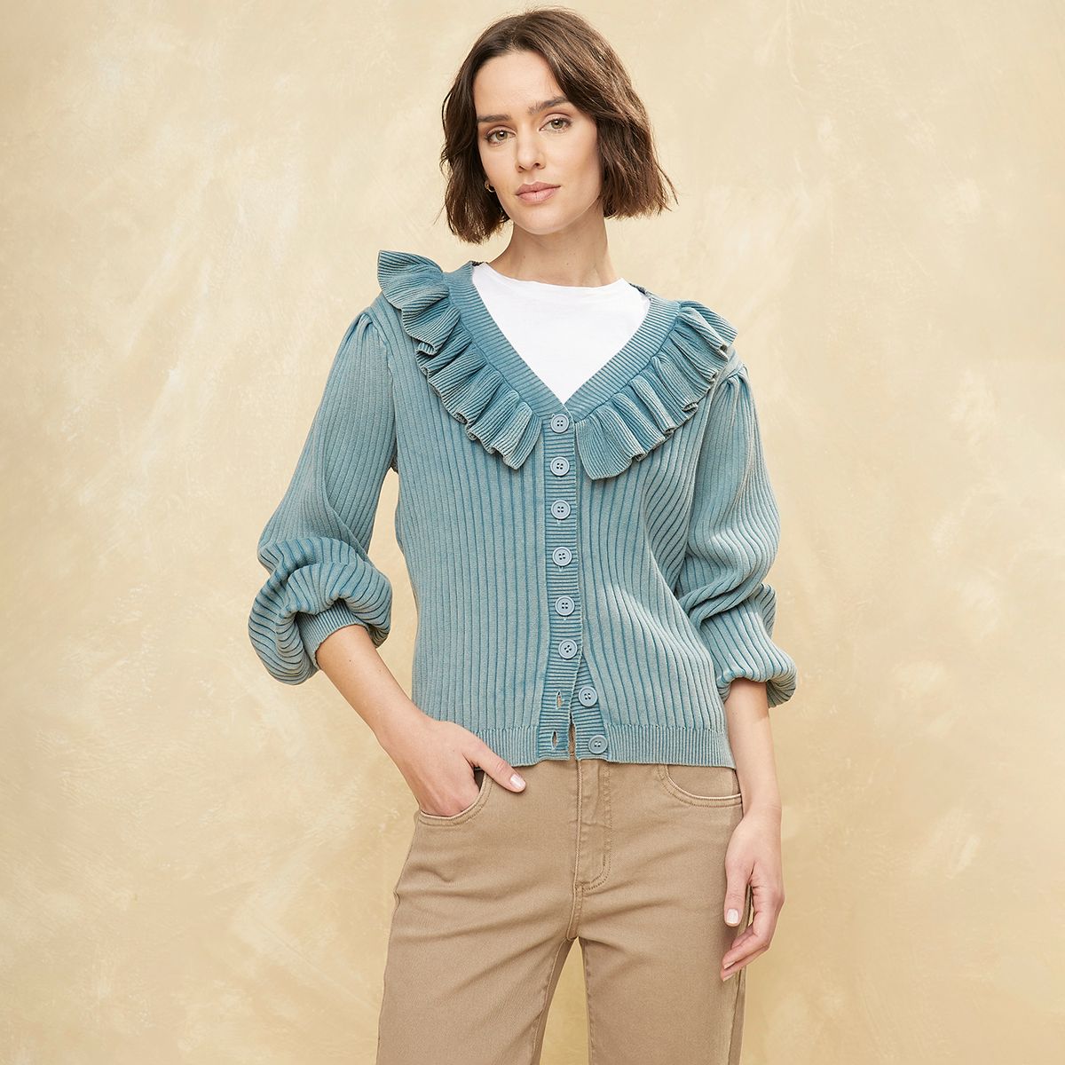 UNIVERSITY CLUB - Polera Manga Larga Algodón Mujer University Club