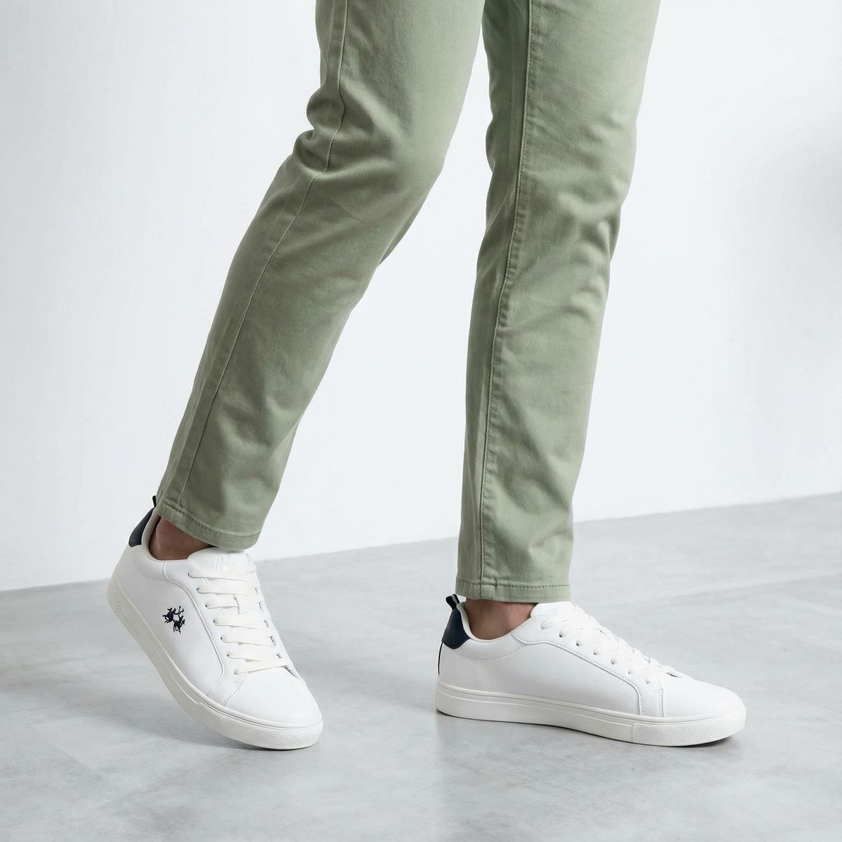 LA MARTINA - Zapatilla Urbana Hombre Blanco La Martina