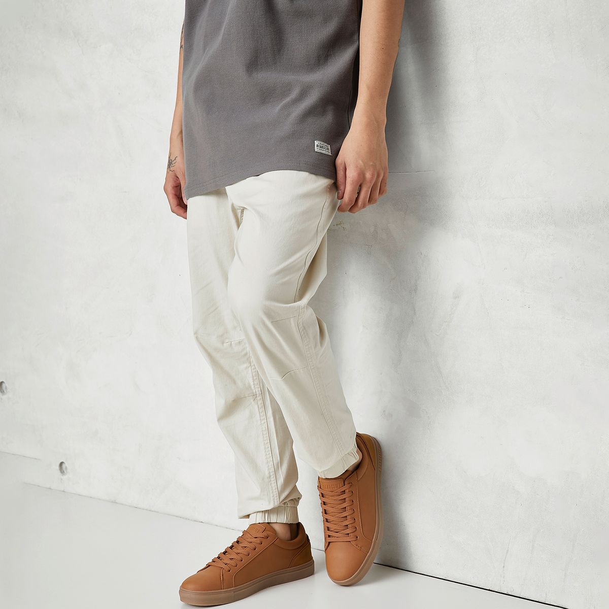 BEARCLIFF - Zapatilla Urbana Hombre Camel Bearcliff