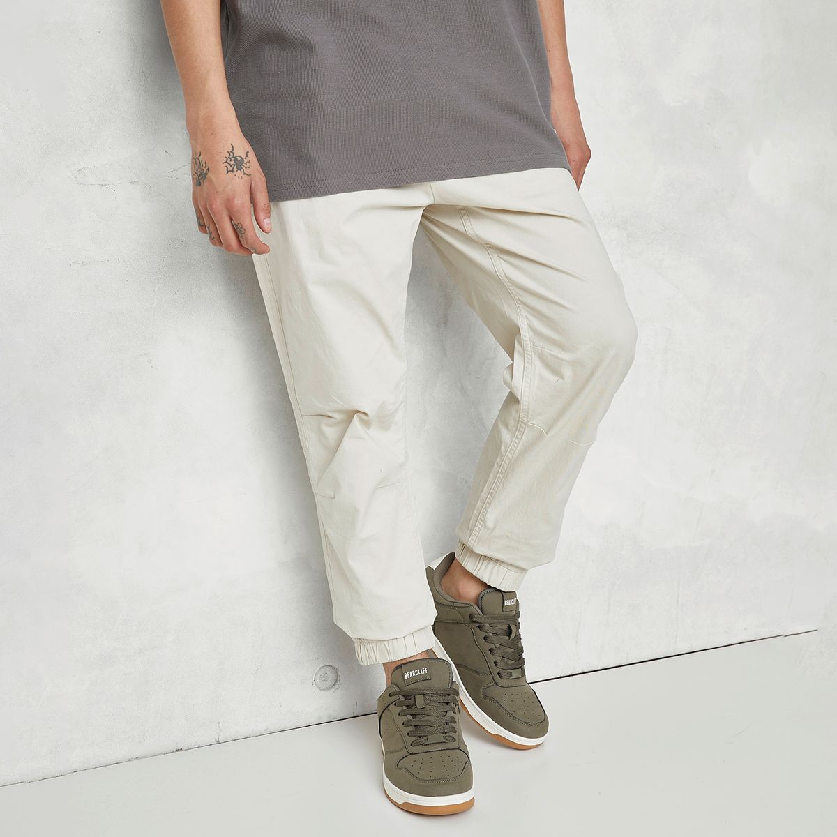 BEARCLIFF - Zapatilla Urbana Hombre Gris Bearcliff