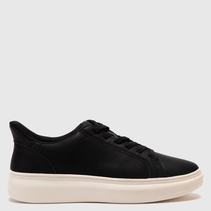 NEWPORT - Zapatilla Urbana Hombre Negro Newport