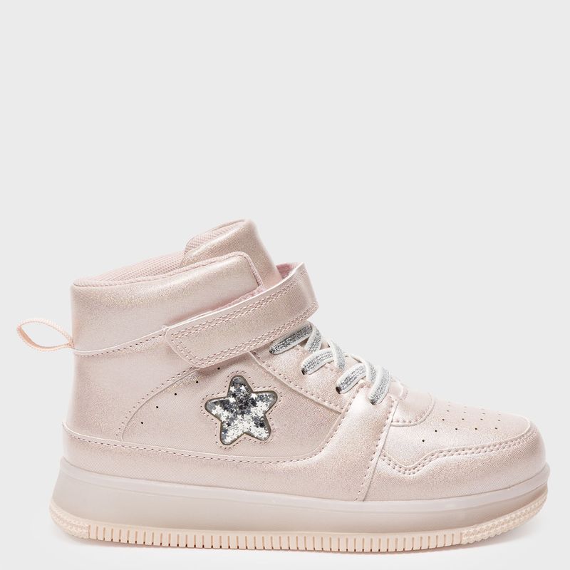 YAMP - Altaluz Zapatilla Urbana Niña Con Luces Rosado (27 A 33) Yamp