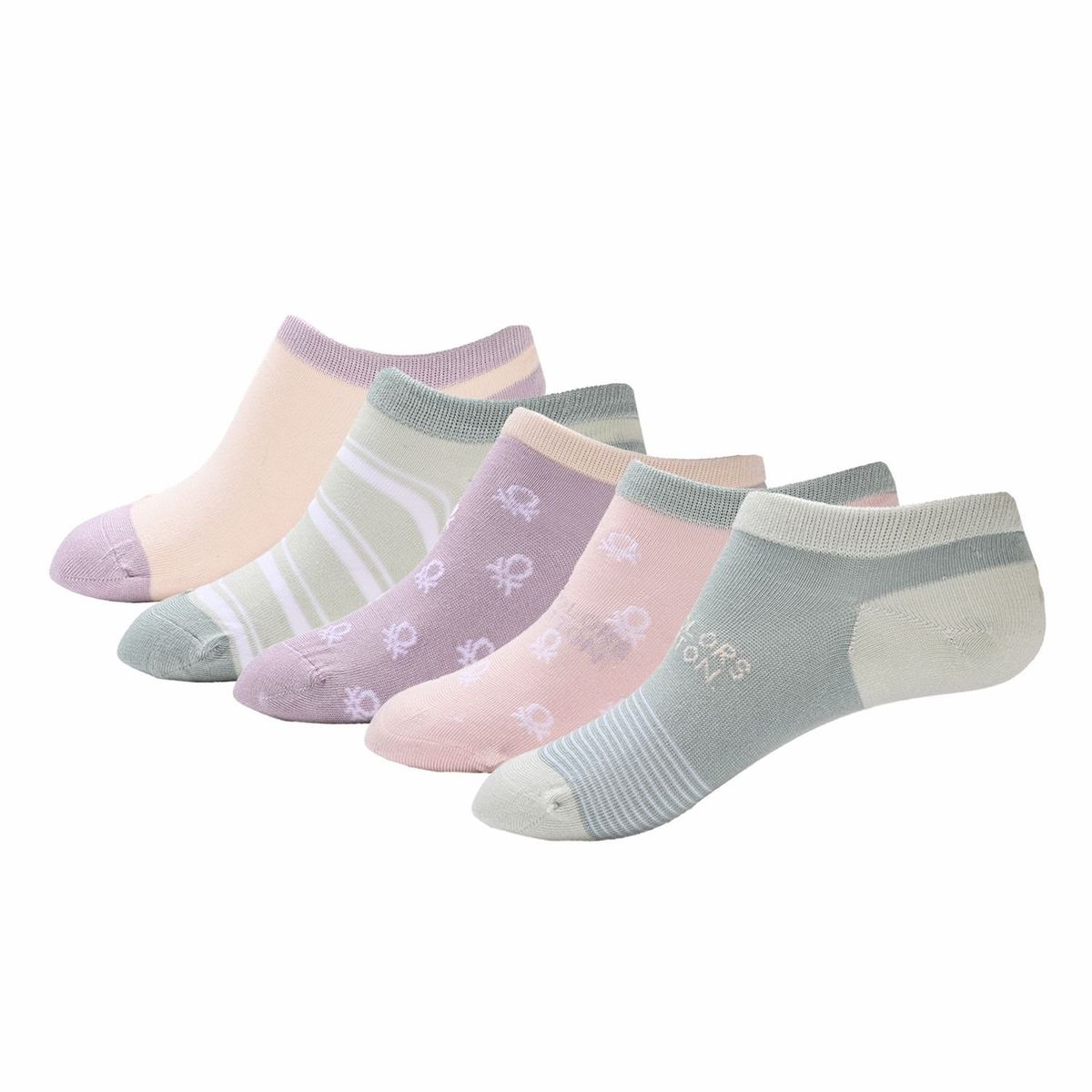 BENETTON - Pack de 5 Calcetines Mujer Benetton