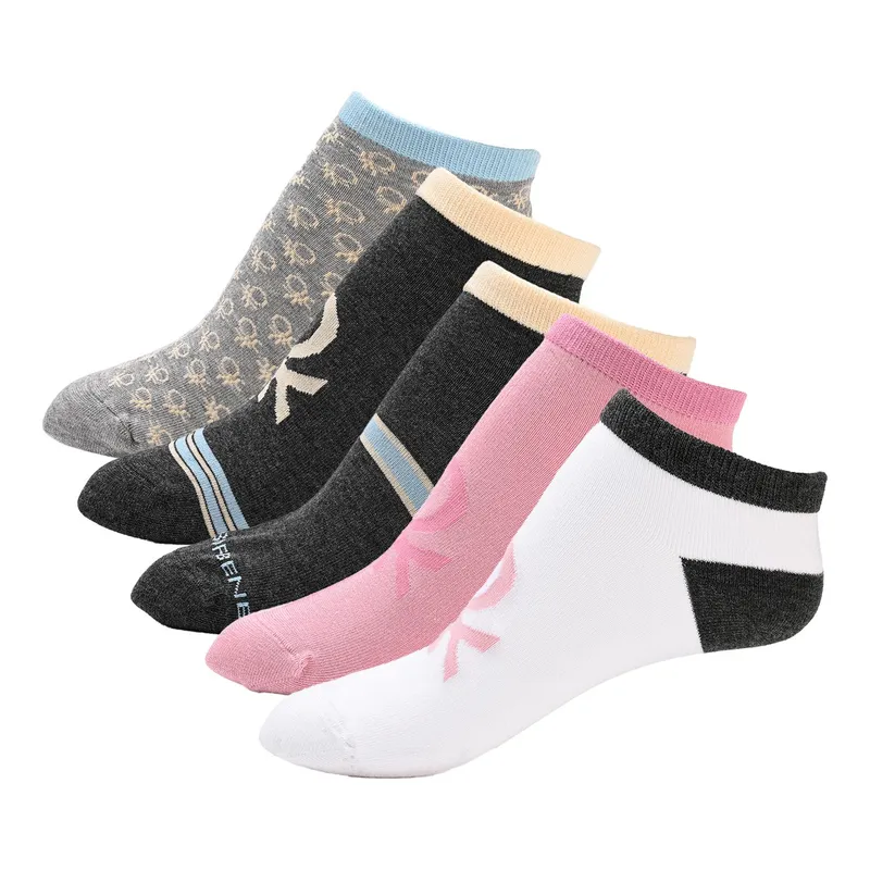 BENETTON - Pack de 5 Calcetines Mujer Benetton
