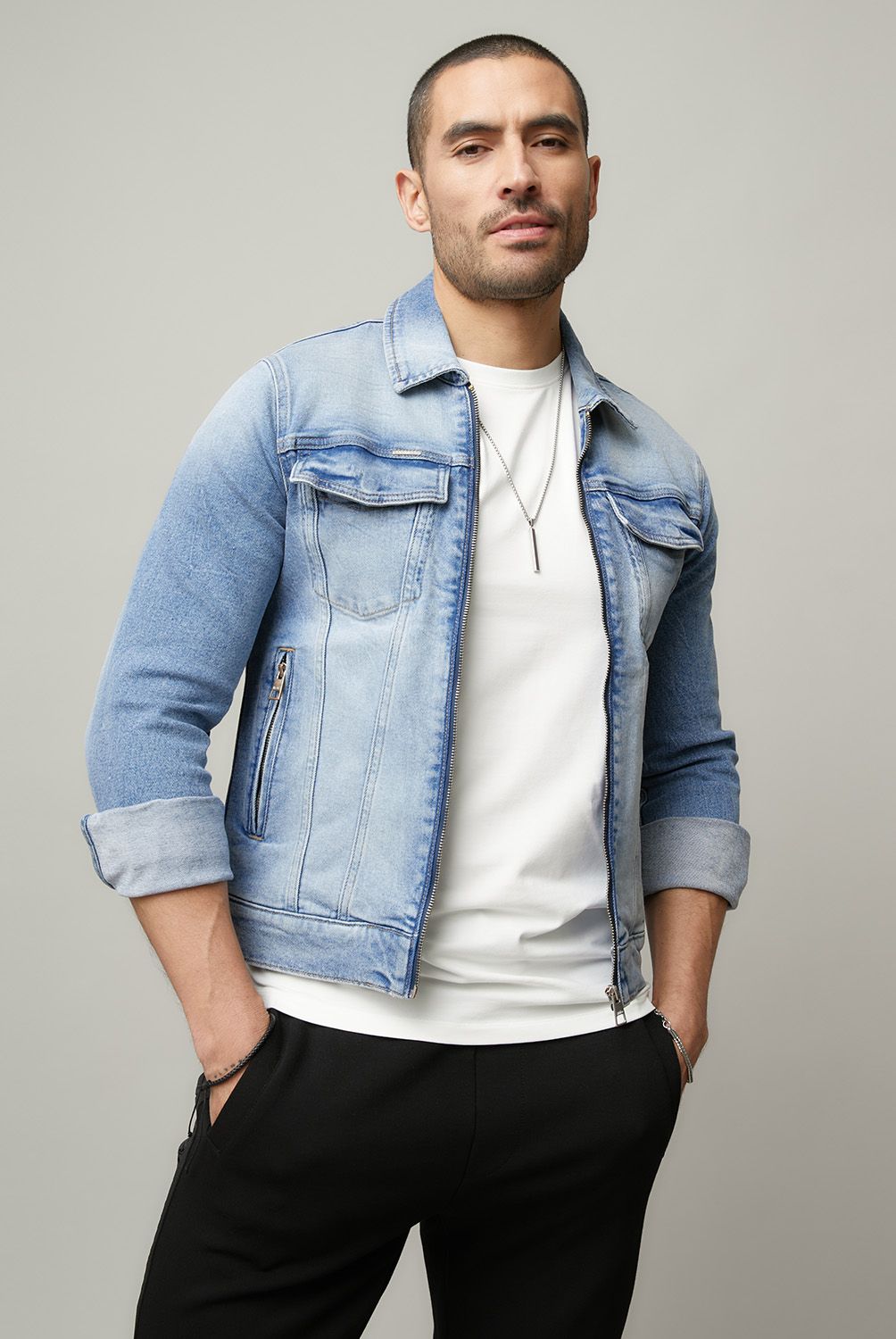MOSSIMO - Chaqueta Denim Hombre Mossimo