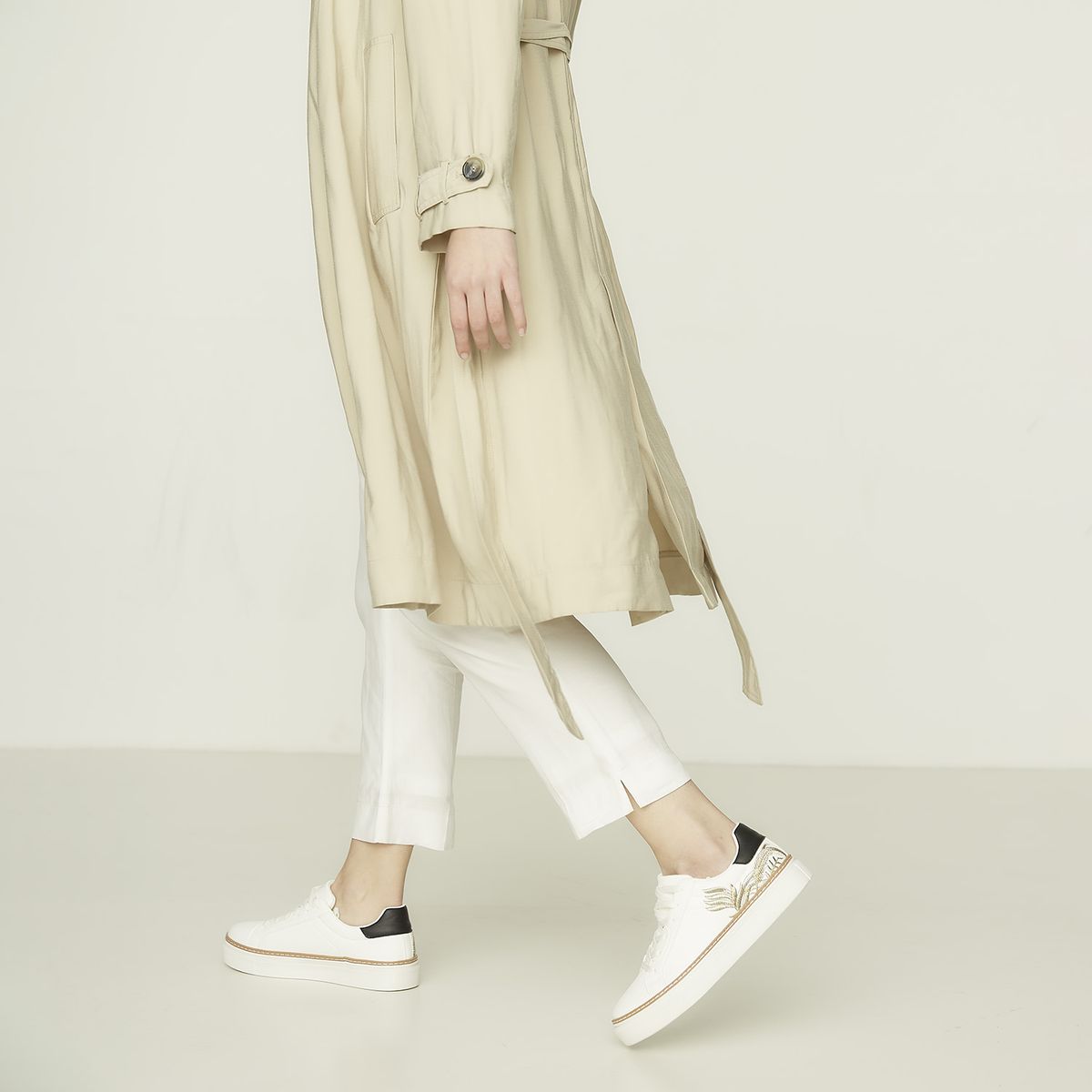 APOLOGY - Bamboryna Zapatilla Urbana Mujer Gold Apology