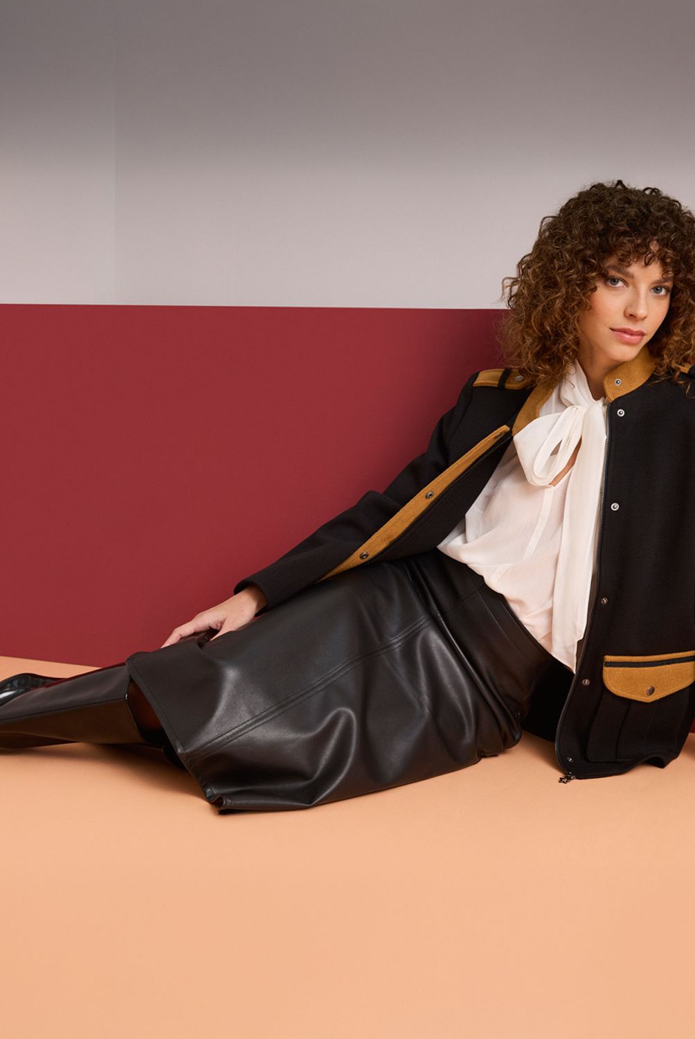 BASEMENT - Chaqueta Fran Larrain