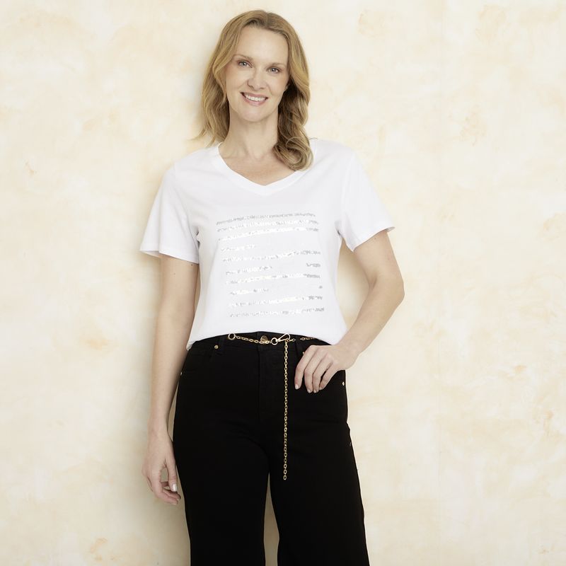 S COCCI - Polera Manga Corta Algodón Mujer S Cocci