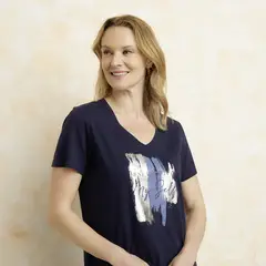 S COCCI - Polera Manga Corta Algodón Mujer S.Cocci