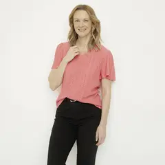 NEWPORT - Polera Manga Corta Mujer