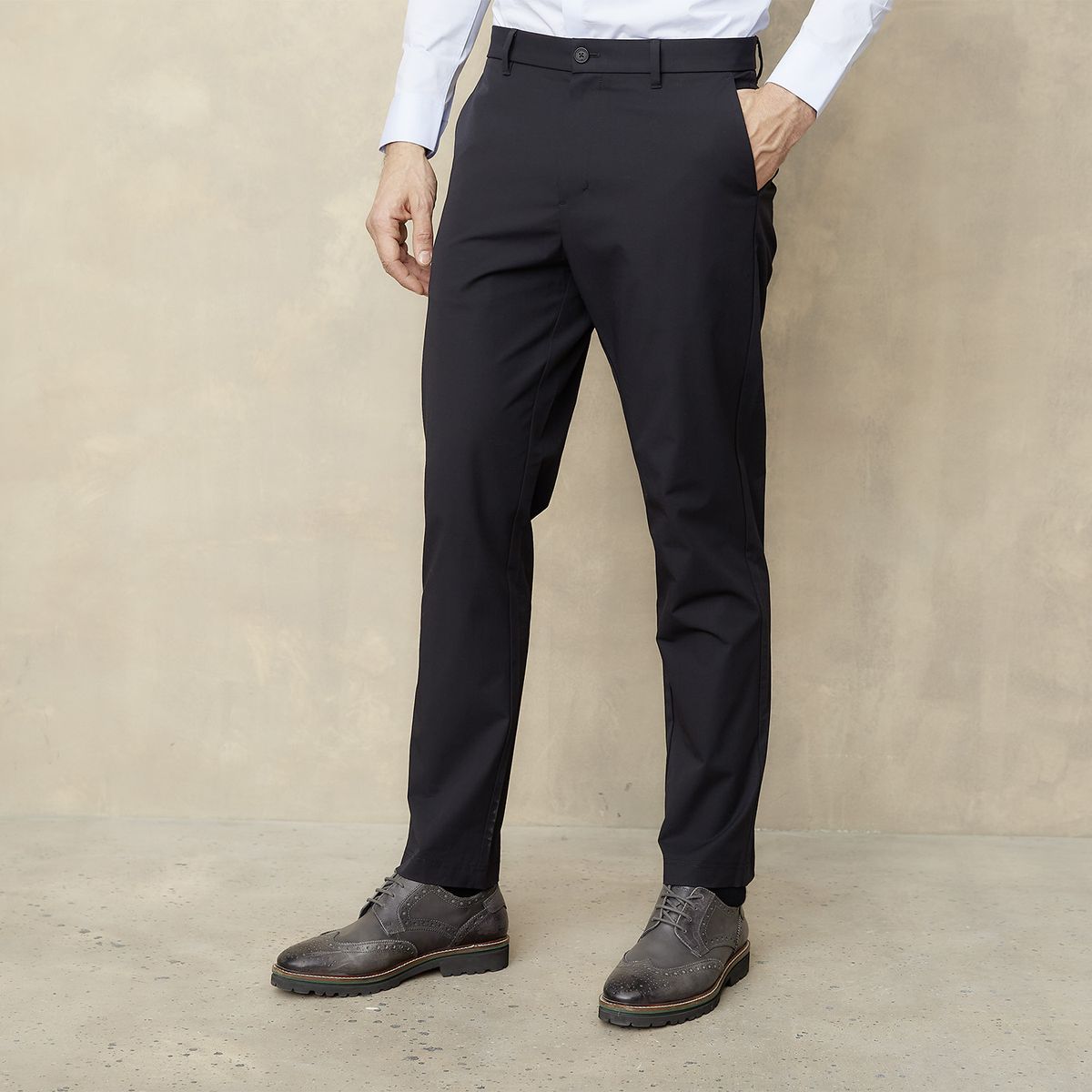 WOLF&HANK - Pantalón Chino Slim Tiro Medio Hombre Wolf&hank