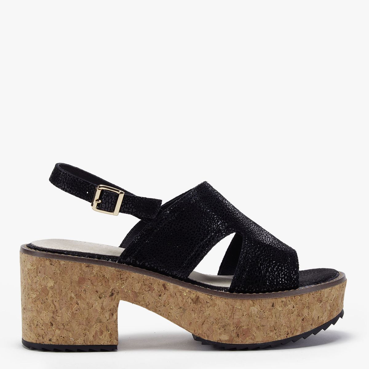 APOLOGY - Sandalia Mujer Negra Apology