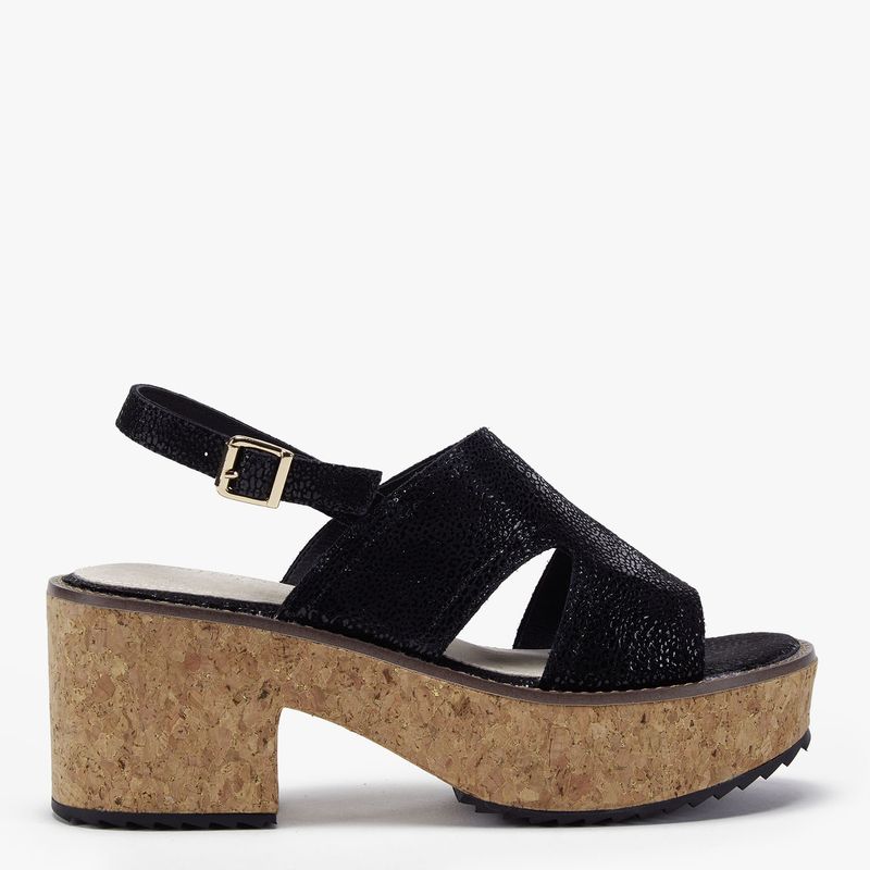 APOLOGY - Sandalia Mujer Negra Apology