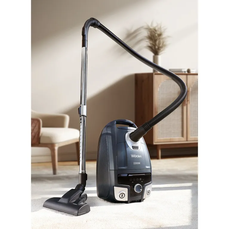 WURDEN Aspiradora Arrastre Digital 5 Lts 2200W WVC-STARKENPRO