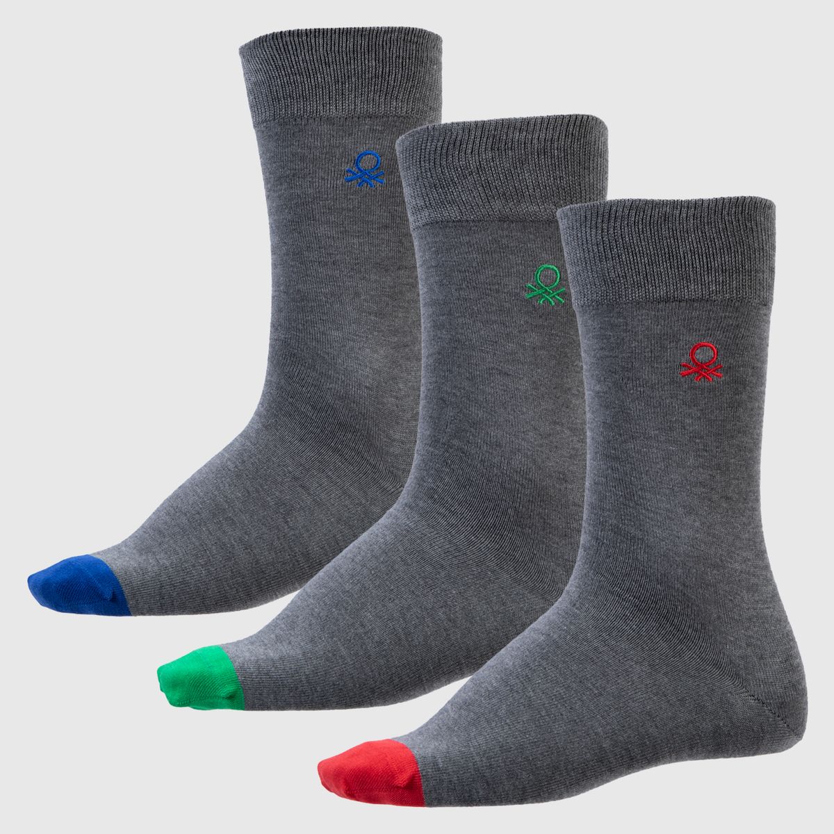 BENETTON - Pack De 3 Calcetines Sport Hombre Benetton