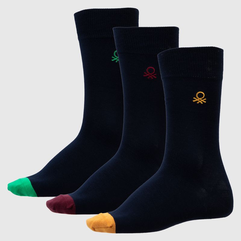 BENETTON - Pack De 3 Calcetines Sport Hombre Benetton