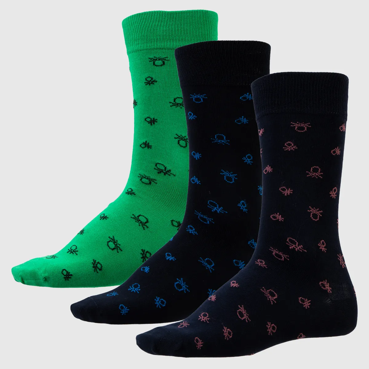 BENETTON - Pack De 3 Calcetines Sport Hombre Benetton