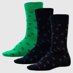 BENETTON - Pack De 3 Calcetines Sport Hombre