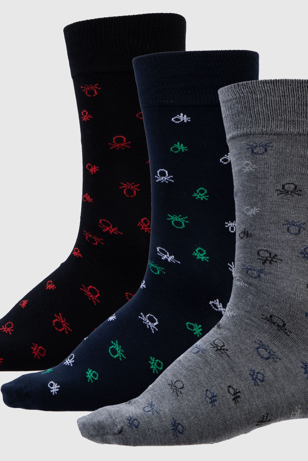 BENETTON - Pack De 3 Calcetines Sport Hombre Benetton
