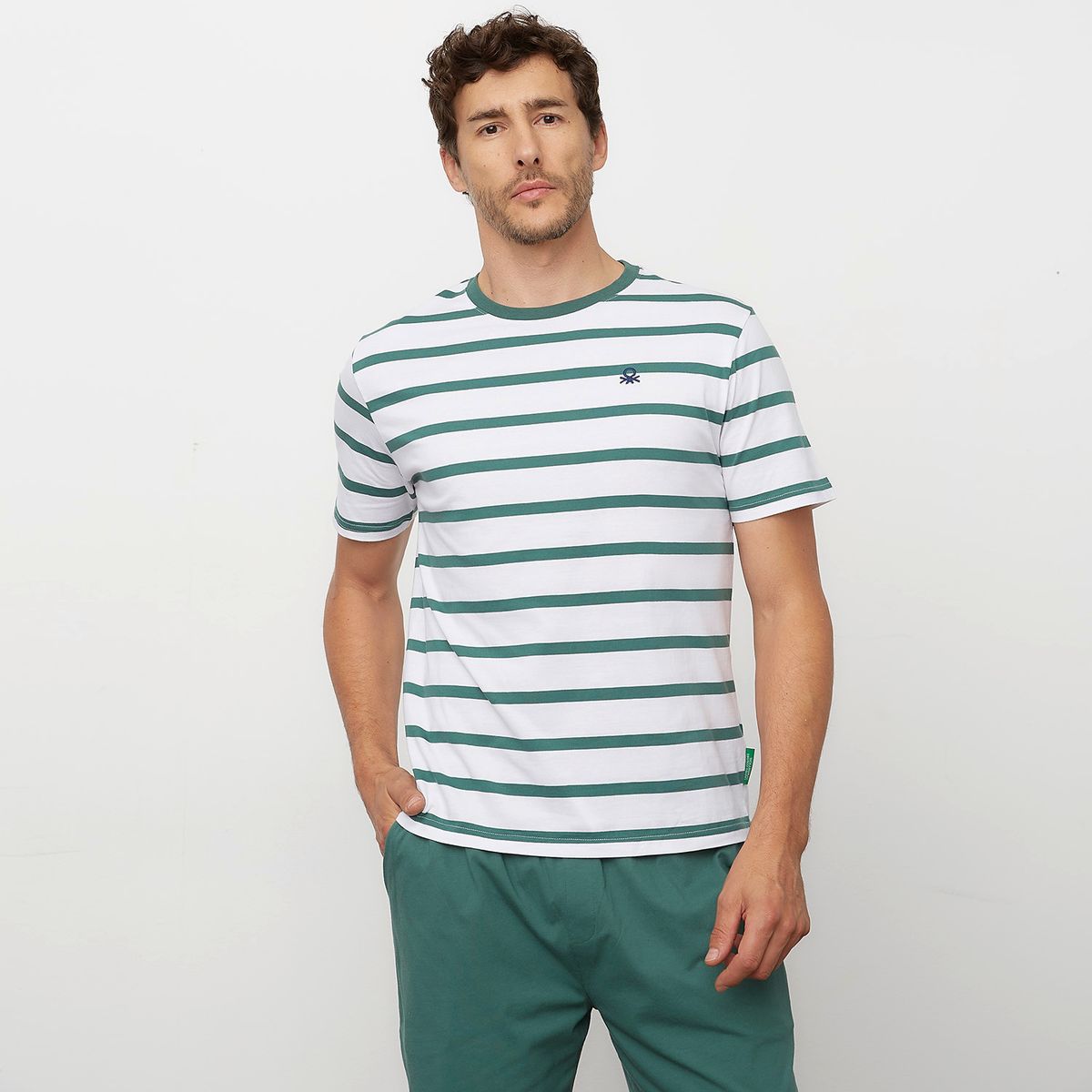 BENETTON - Pijama Corto Hombre Benetton